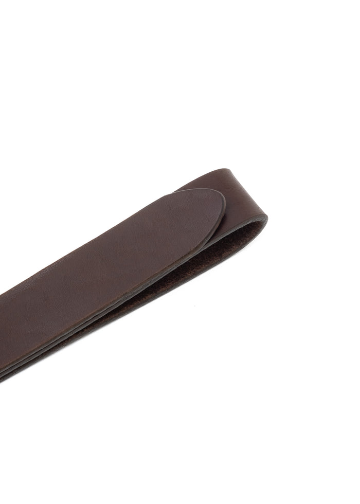 Eat Dust G.o.D Leather Classic Belt Brown