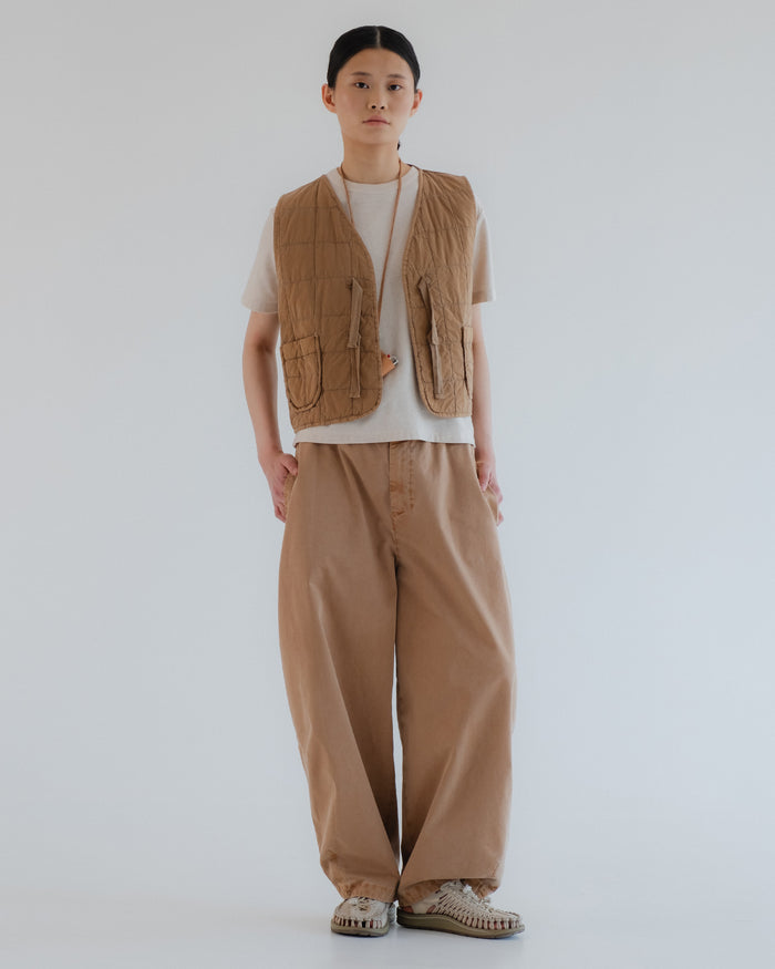 Eat Dust G.o.D Life Vest Cotton Quilt Almond