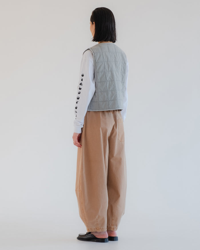 Eat Dust G.o.D Life Vest Cotton Quilt Oyster