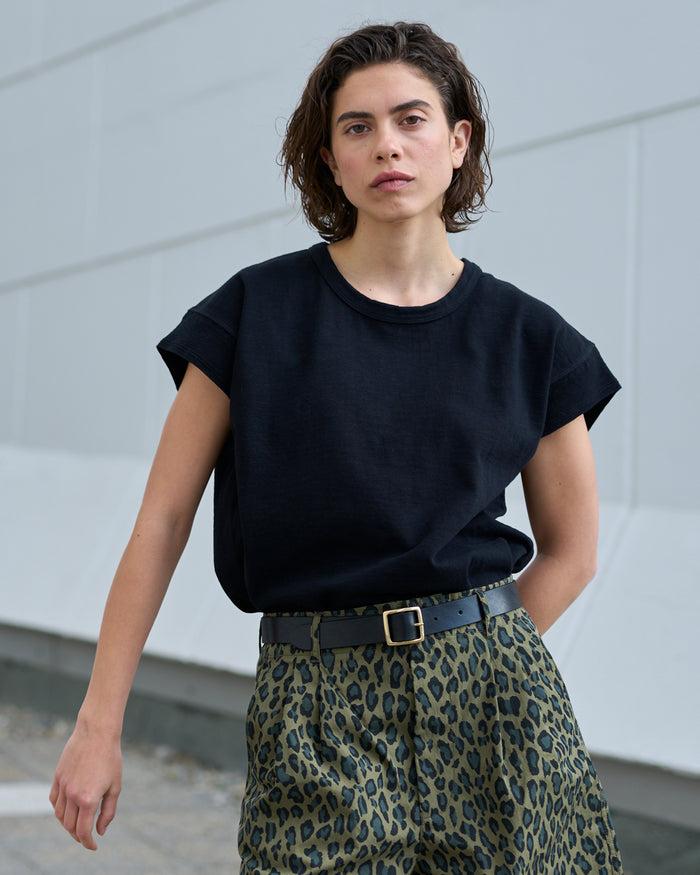 Eat Dust G.o.D Muscle T Heavy Flame Black