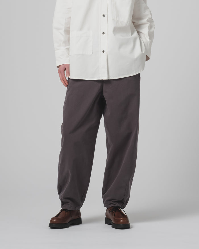 eat dust G.o.D Pasha Pants Gabardine Satin Asphalt