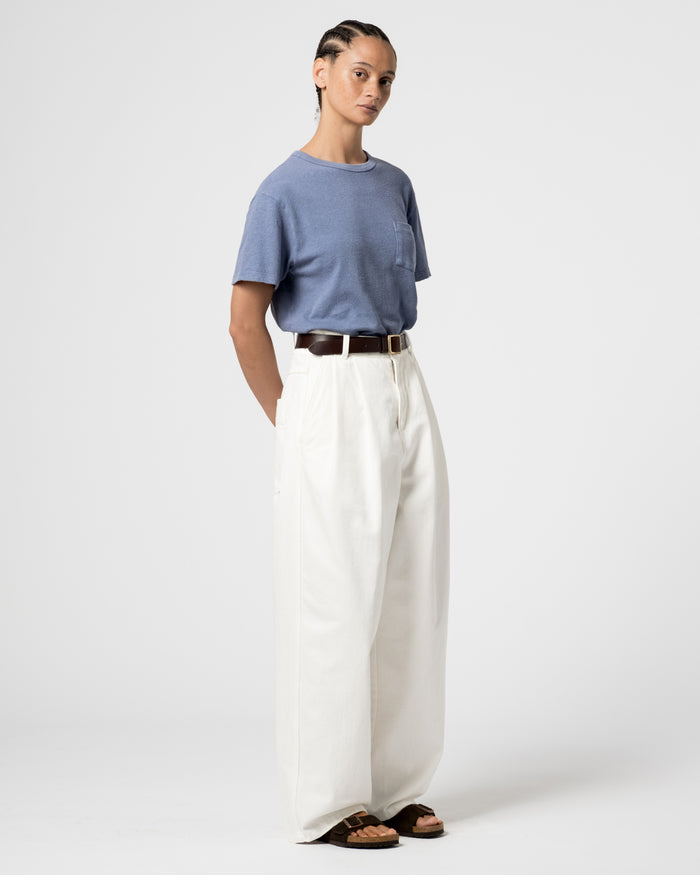 Eat Dust G.o.D Pocket T Cotton Hemp Riviera Blue