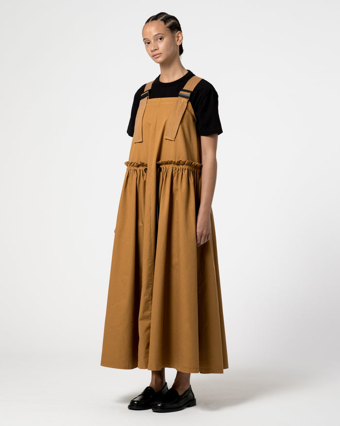 eat dust G.o.D Sun Dress Light Cotton Drill Almond