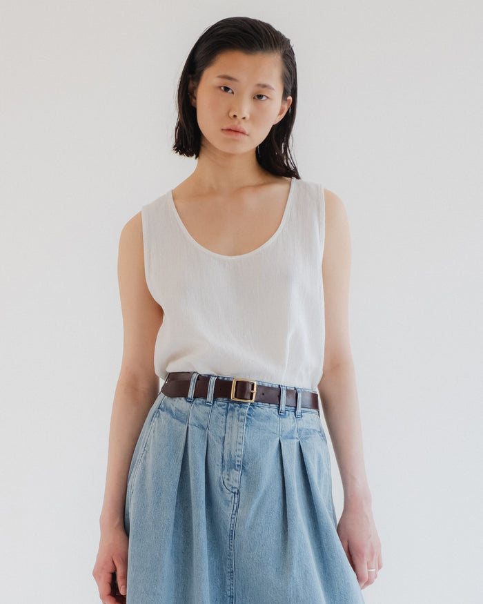 eat dust G.o.D Tank Top Gazebo Cotton Milk