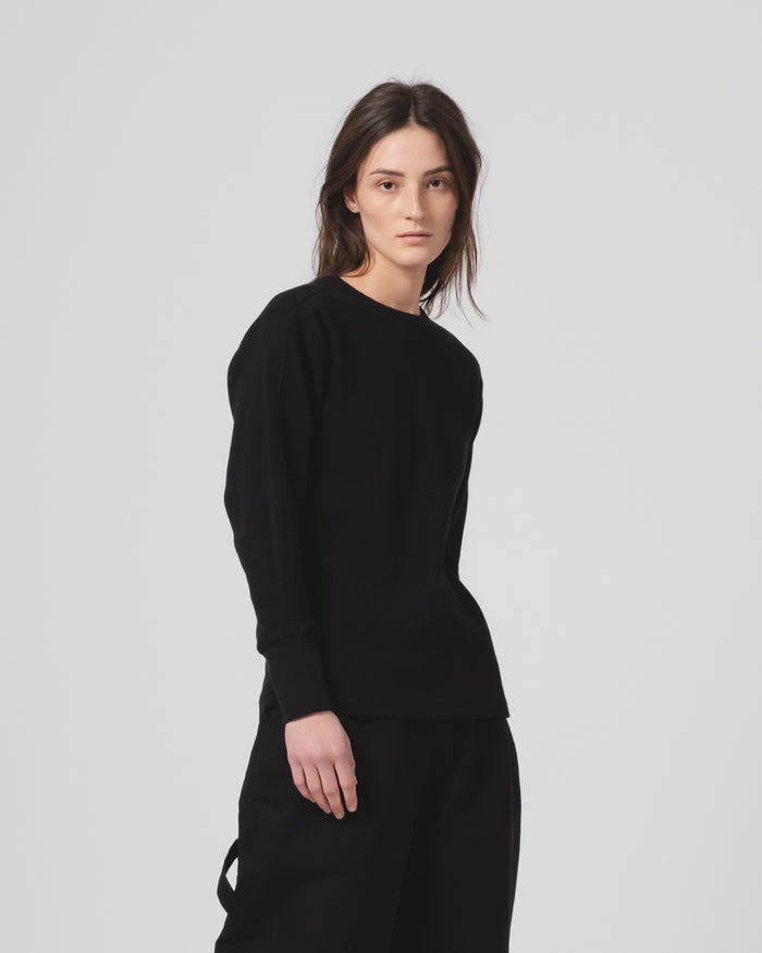 Eat Dust G.o.D Thermo L/S Waffle Jersey Black