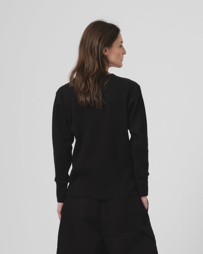 Eat Dust G.o.D Thermo L/S Waffle Jersey Black