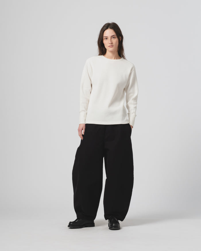 Eat Dust G.o.D Thermo L/S Waffle Jersey Off White