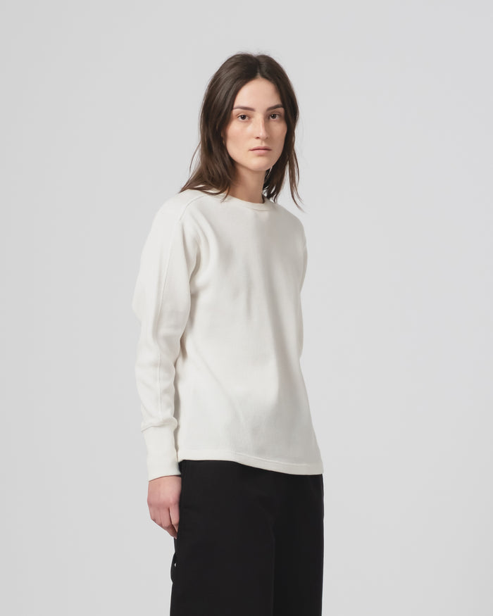 Eat Dust G.o.D Thermo L/S Waffle Jersey Off White