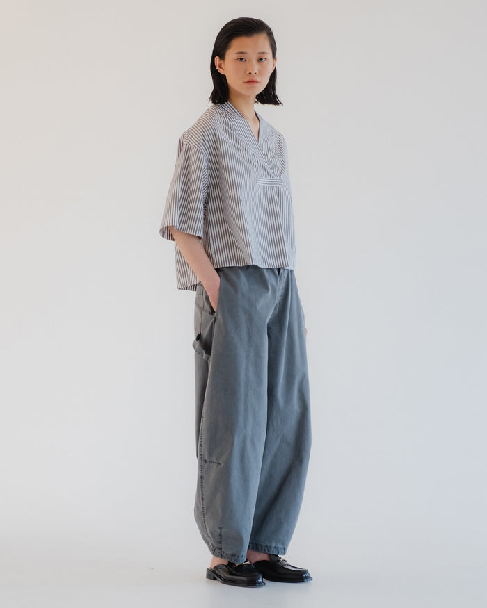 Eat Dust G.o.D Toku Top Poplin Stripe Mushroom