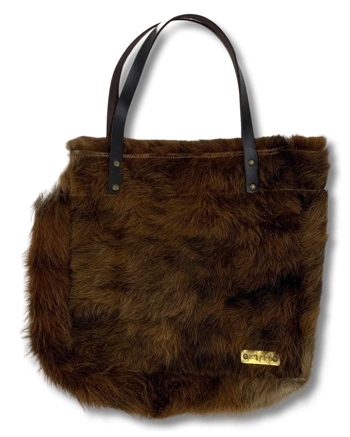 eat dust Joe King Cow Hide Tote Bag