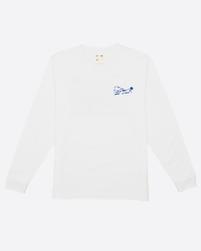 Eat Dust Joshua L/S T Basic Jersey White