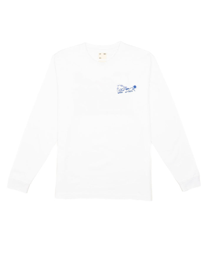 Eat Dust Joshua L/S T Basic Jersey White