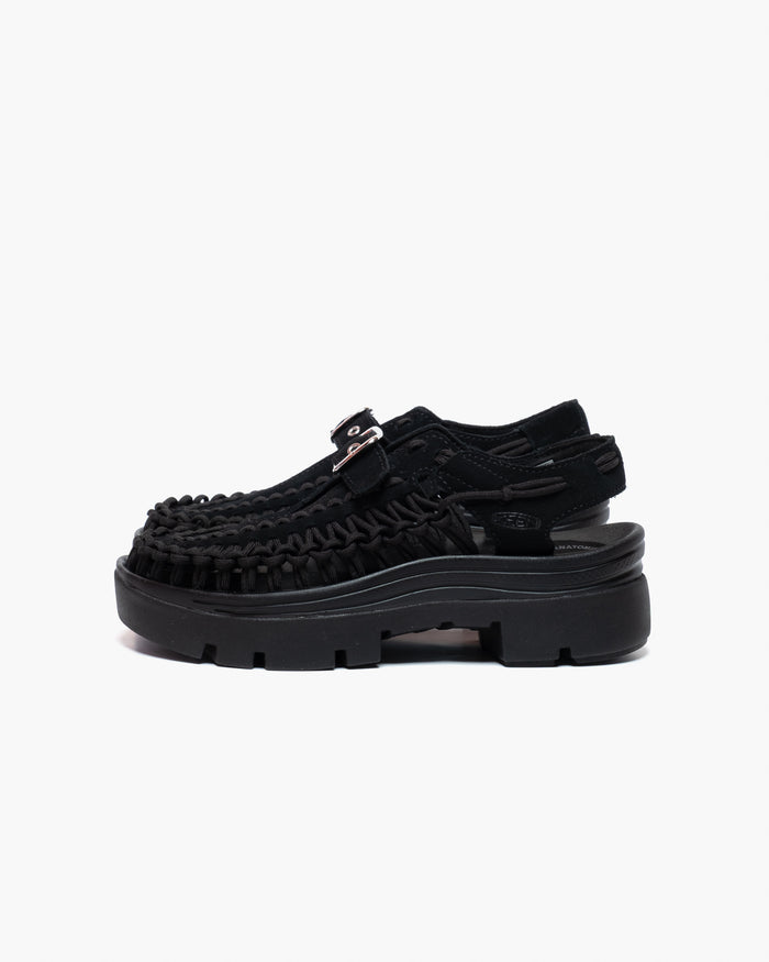 Eat Dust KEEN Uneek Platform Mary Jane : Black/Black