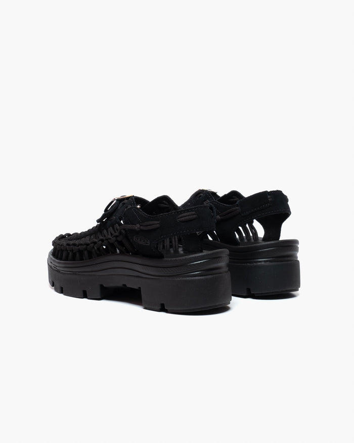 Eat Dust KEEN Uneek Platform Mary Jane : Black/Black