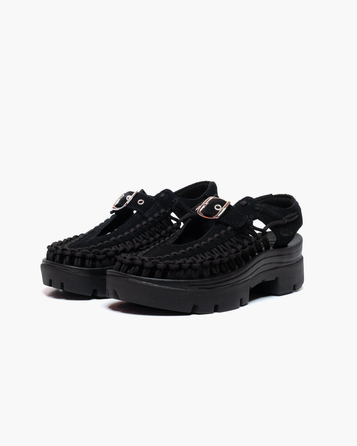 eat dust KEEN Uneek Platform Mary Jane : Black/Black