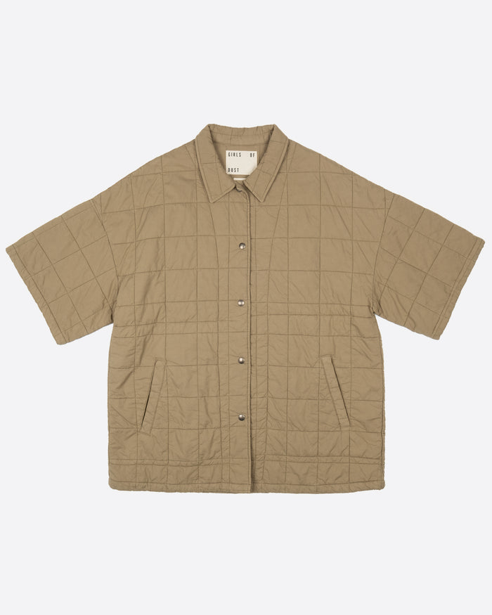 eat dust Kyoto Overshirt Cotton Quilt Elmwood