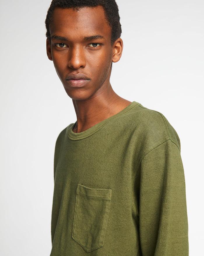 Eat Dust L/S Pocket T Military Jersey Khaki