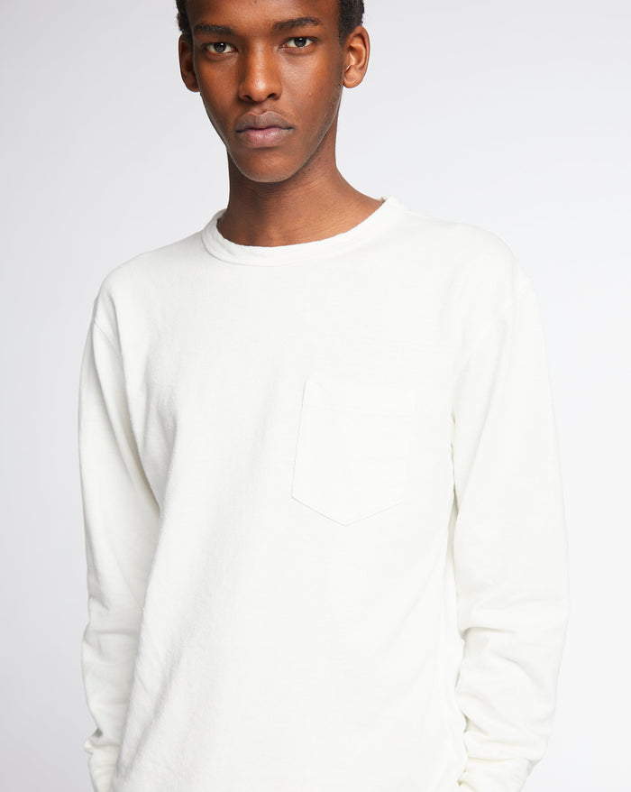 Eat Dust L/S Pocket T Military Jersey Natural