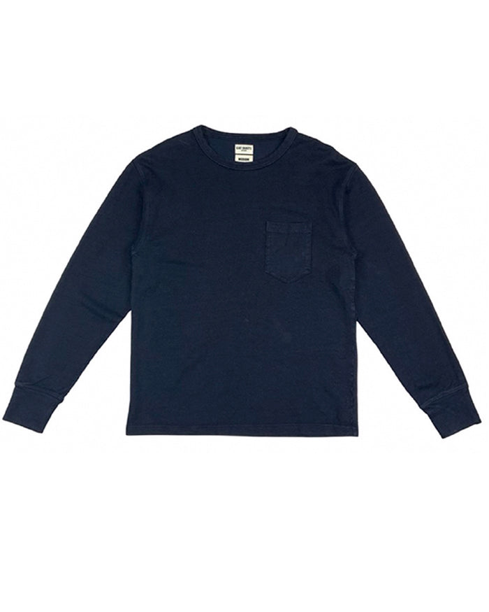 Eat Dust L/S Pocket T Military Jersey Navy