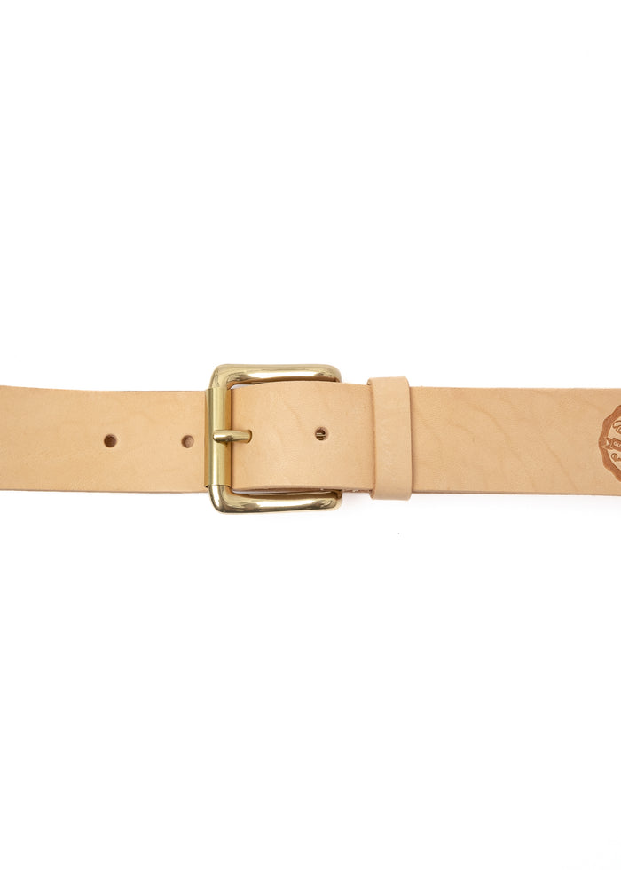 Eat Dust Leather Belt Roller Natural