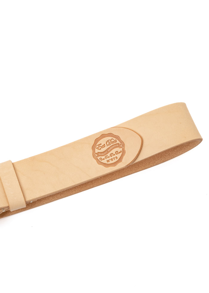 Eat Dust Leather Belt Roller Natural