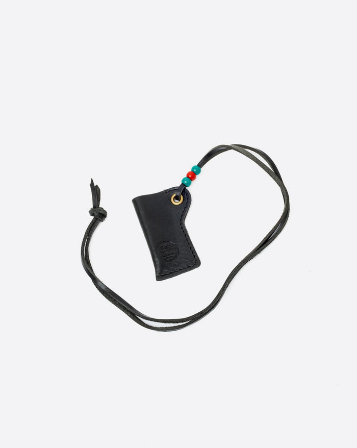 Eat Dust Lighter Pouch Leather Black