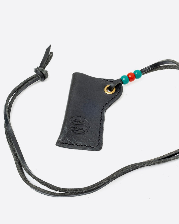 eat dust Lighter Pouch Leather Black