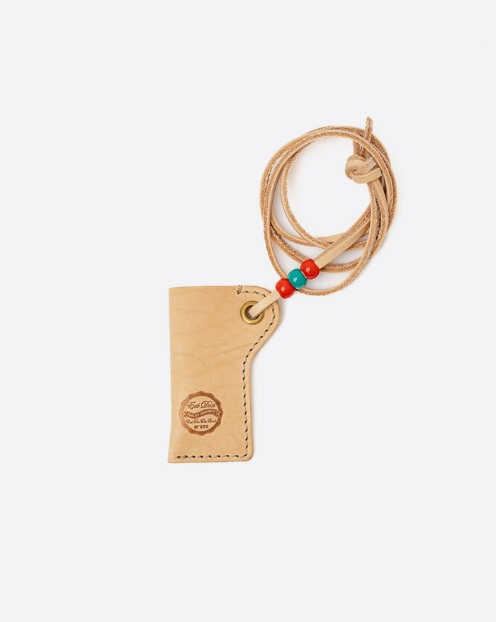 Eat Dust Lighter Pouch Leather Natural