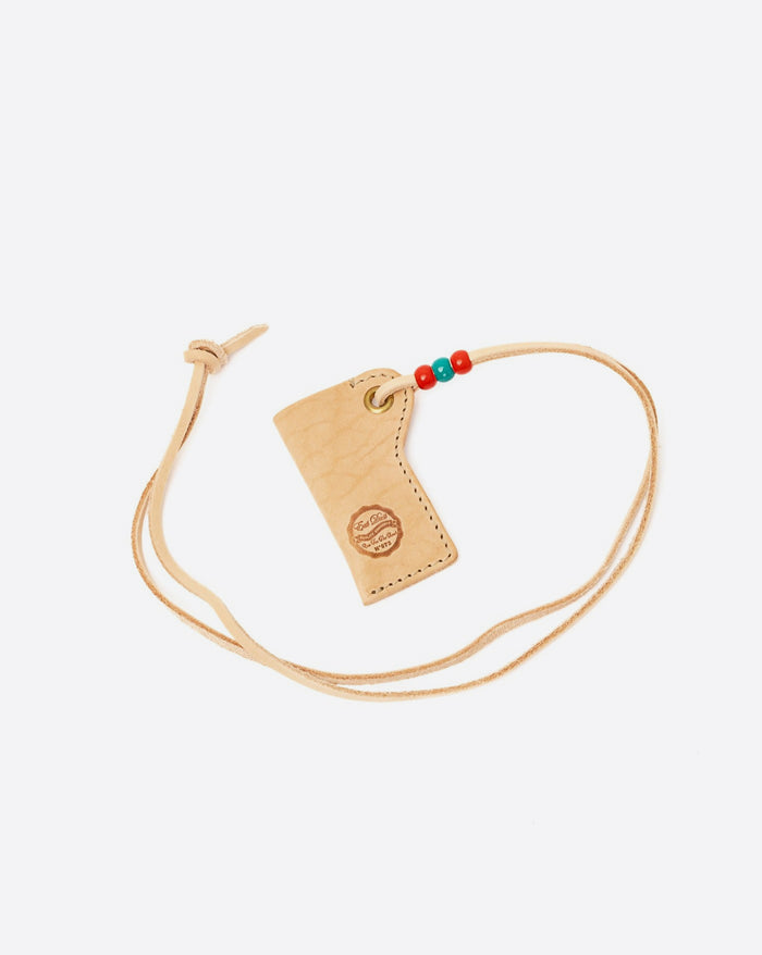 eat dust Lighter Pouch Leather Natural