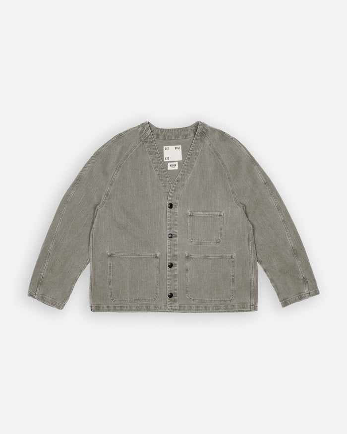 eat dust Loco Jacket Obi Cotton Dark Olive