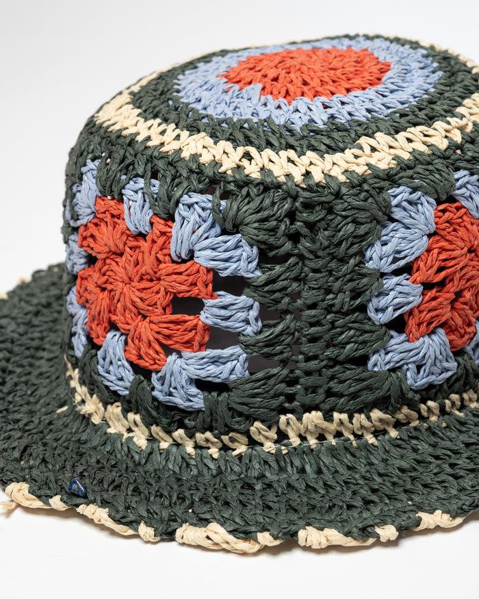 Eat Dust Miracolo Crochet Bucket Hat Multicolor