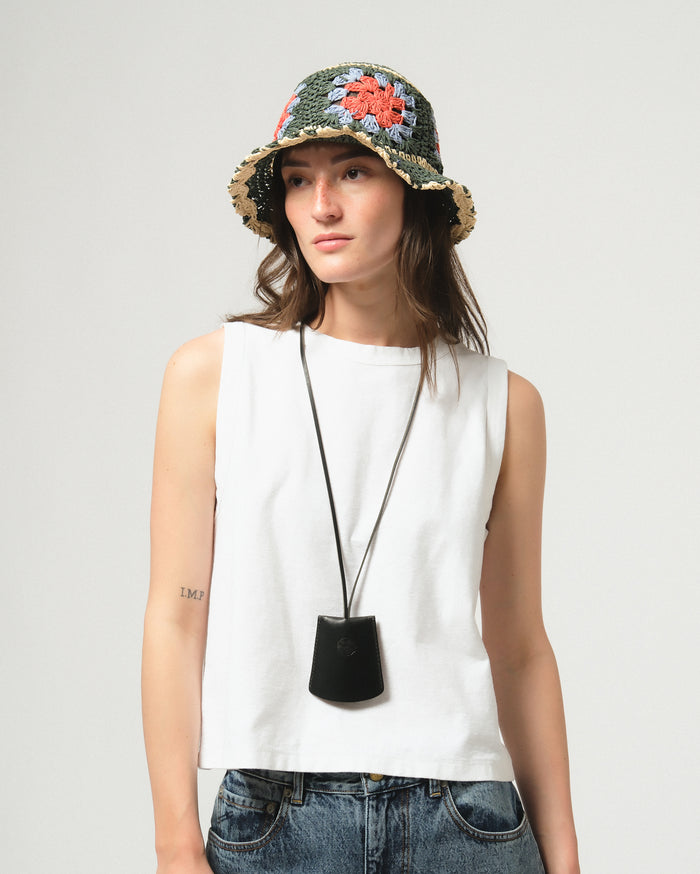 Eat Dust Miracolo Crochet Bucket Hat Multicolor