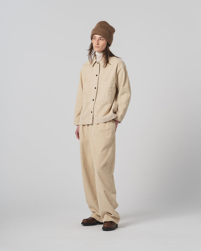 Eat Dust Officer Chino Natural Cord Wheat