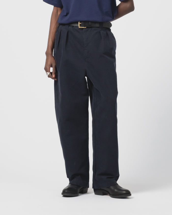 Eat Dust Officer Chino Nebraska Cotton Inkt Blue