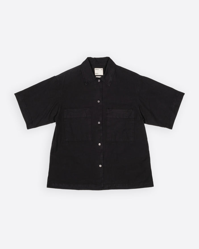 eat dust Okinawa Shirt Micro Ripstop Black