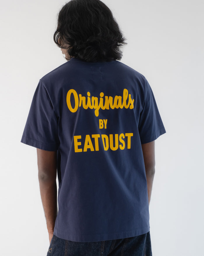 Eat Dust Originals Tee Basic Jersey Navy