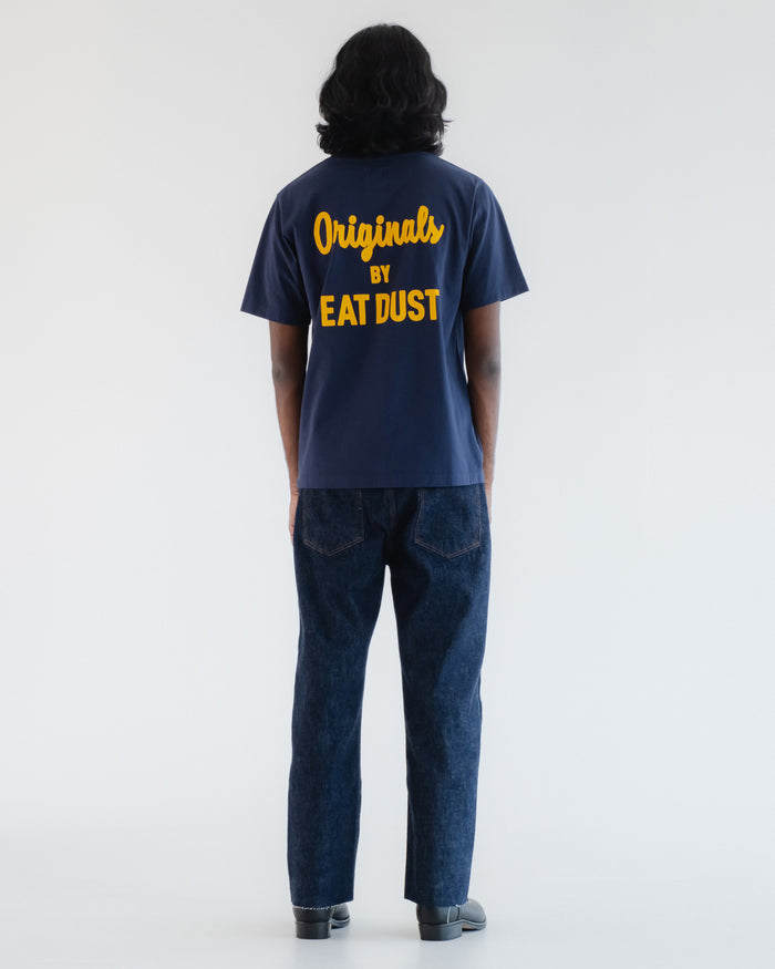 Eat Dust Originals Tee Basic Jersey Navy