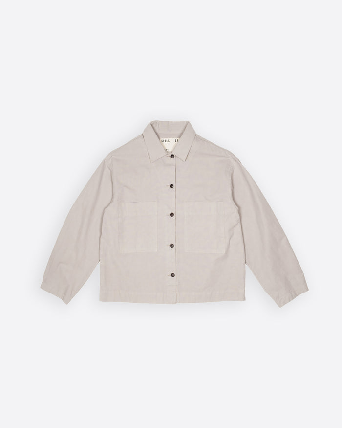 eat dust Picasso Shirt Cotton Linen Oyster