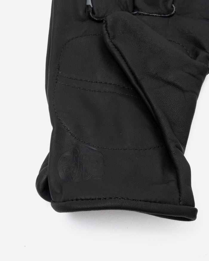 Eat Dust Power Gloves Leather Black
