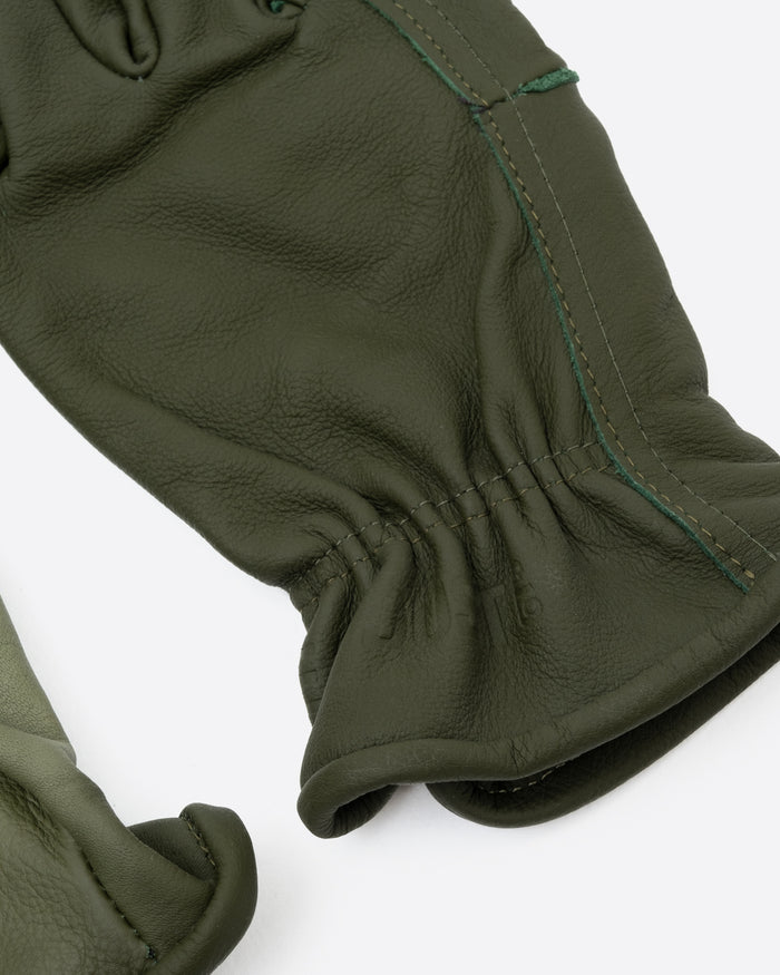 Eat Dust Power Gloves Leather Green