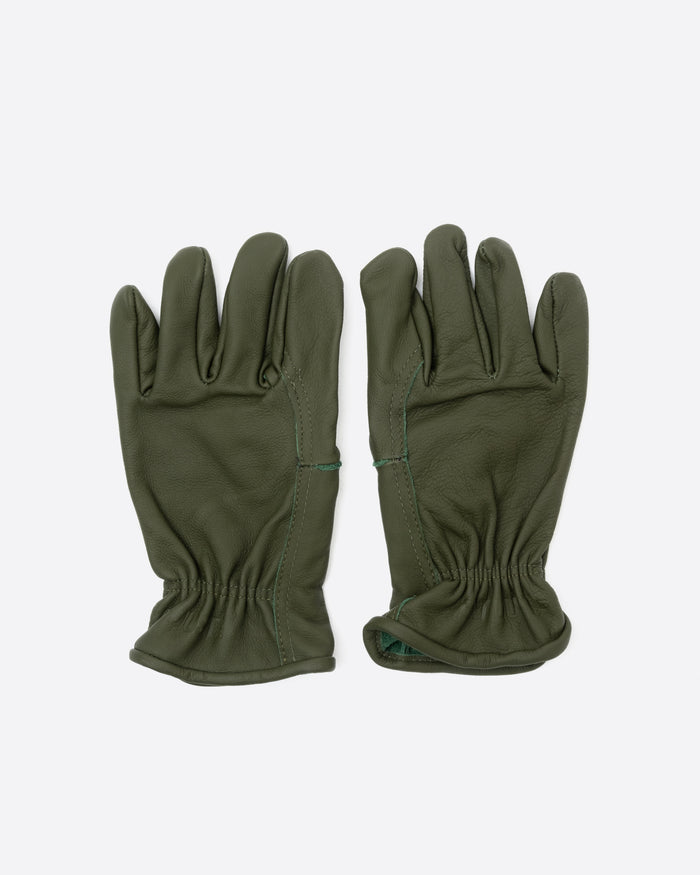 eat dust Power Gloves Leather Green