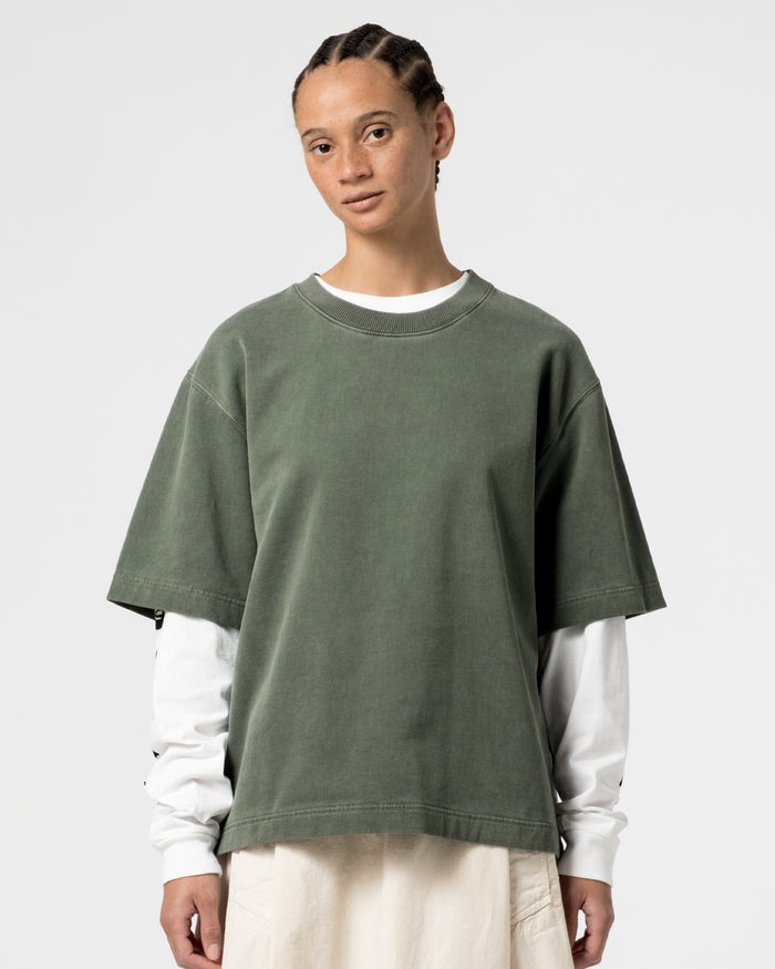 Eat Dust Power T Twill Jersey Forest Green