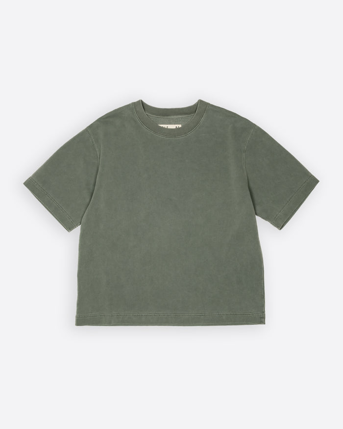 eat dust Power T Twill Jersey Forest Green