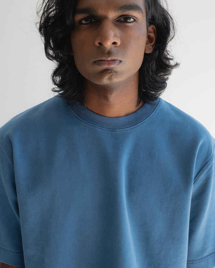 Eat Dust Power T Twill Jersey Gaz Blue