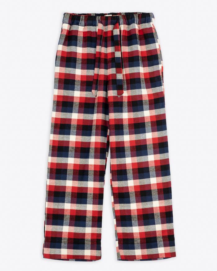 Eat Dust Pyjama Lumber Check White/Red/Blue