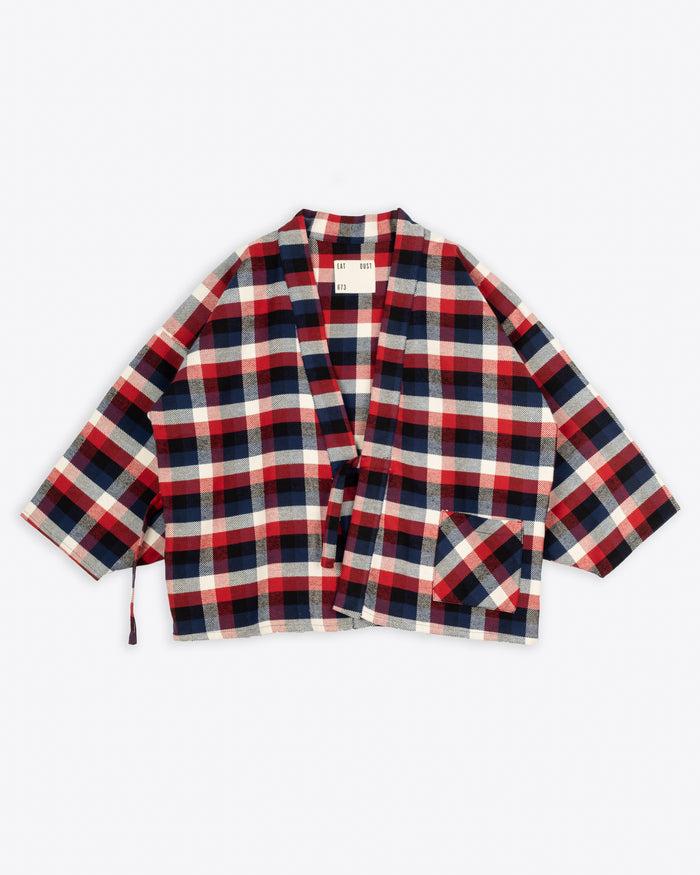eat dust Pyjama Lumber Check White/Red/Blue