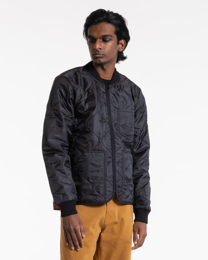 eat dust QN Type 2 Frostbite Quilted Nylon Black