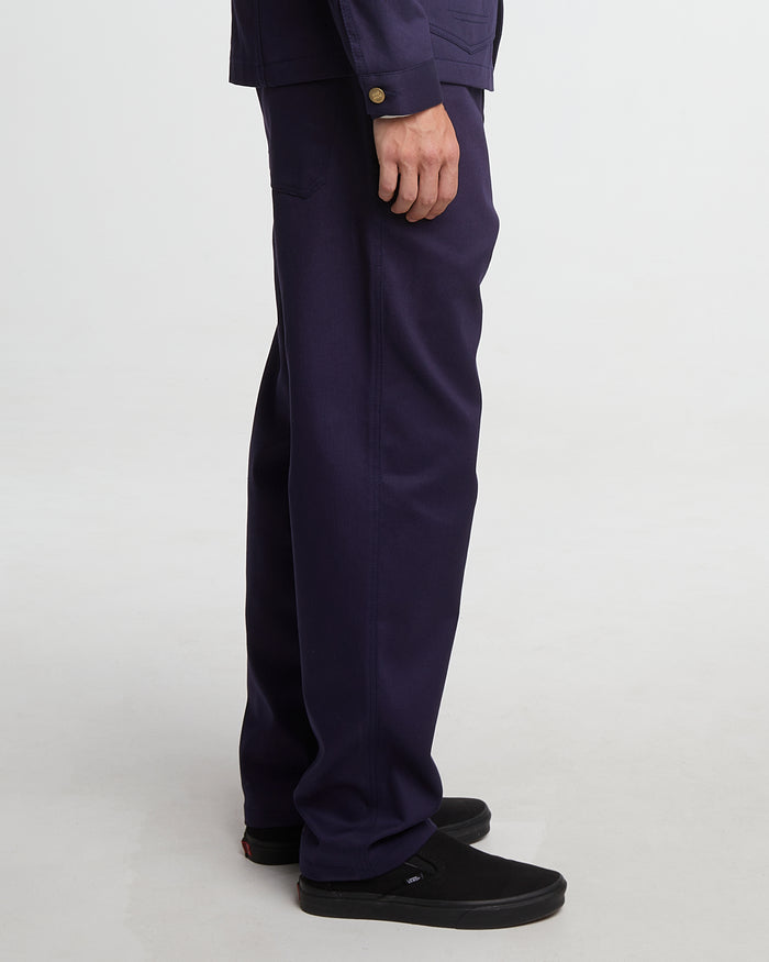 Eat Dust Service Chino Garage Cotton Navy