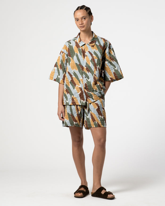 Eat Dust Summer Pyjama Brush Print Multicolor