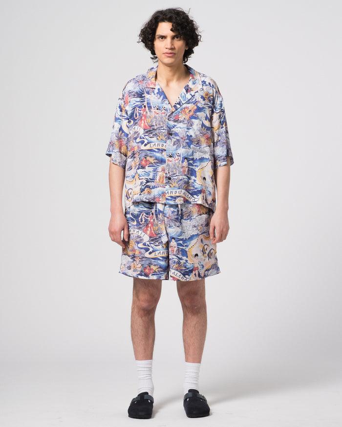 Eat Dust Summer Pyjama Mahala Rayon Multicolor